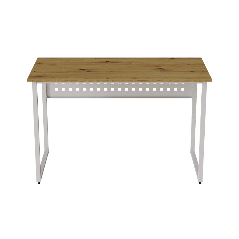 Комп'ютерний стіл Ferrum-decor Майк 75x120x70 білий ДСП Дуб Артизан 32 мм (FRD-107116)