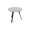 Круглий стіл MARSI 3 870-3 Ferrum-decor 750x870x870 Чорний метал ДСП Бетон 16 мм (FRD-107426)