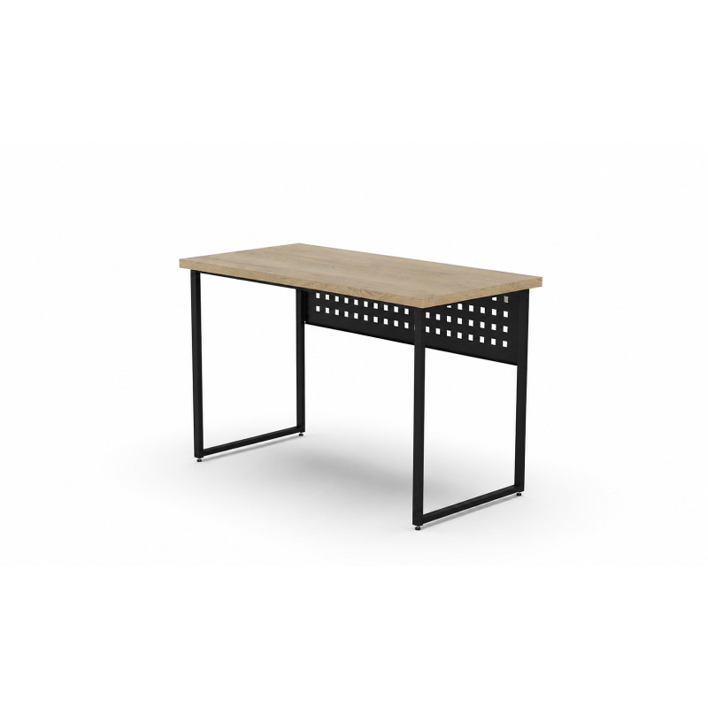 Стіл письмовий Майк Ferrum-decor 75x100x60 Чорний метал ДСП Дуб Кремона Торро 32 мм (FRD-108336)