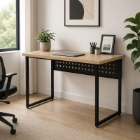 Стіл письмовий Майк Ferrum-decor 75x100x60 Чорний метал ДСП Дуб Кремона Торро 32 мм (FRD-108336)