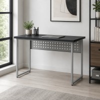 Стол письменный Майк Ferrum-decor 75x100x60 Серый металл ДСП Каштан Арвадонна 32 мм (FRD-108266)