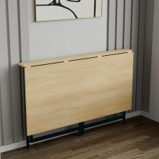 Розкладний стіл Моріс Ferrum-decor 750x1000x600 Чорний метал ДСП Дуб Кремона Торро 16 мм (FRD-107496)