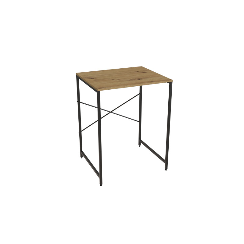 Стелаж-полиця Бафрум 401 Ferrum-decor для пральної машини 90x70,5x60,5 Чорний метал ДСП Дуб Артизан 16 мм (FRD-107356)