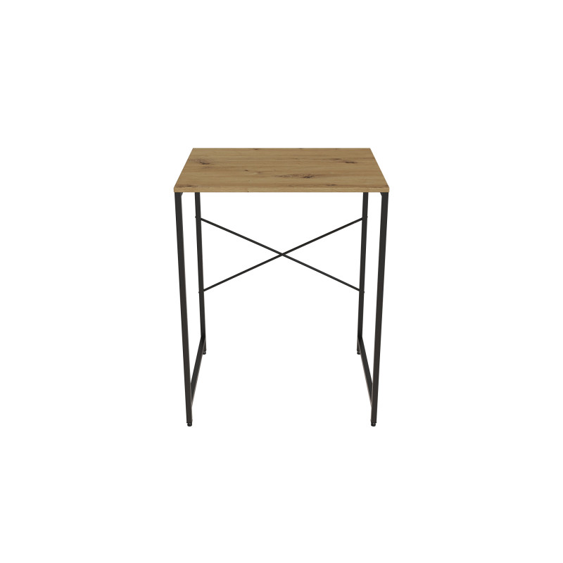 Стелаж-полиця Бафрум 401 Ferrum-decor для пральної машини 90x70,5x60,5 Чорний метал ДСП Дуб Артизан 16 мм (FRD-107356)