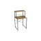Стелаж-полиця Бафрум 402 Ferrum-decor для пральної машини 133,5x70,5x60,5 Чорний метал ДСП Дуб Артизан 16 мм (FRD-107366)
