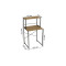 Стелаж-полиця Бафрум 402 Ferrum-decor для пральної машини 133,5x70,5x60,5 Чорний метал ДСП Дуб Артизан 16 мм (FRD-107366)