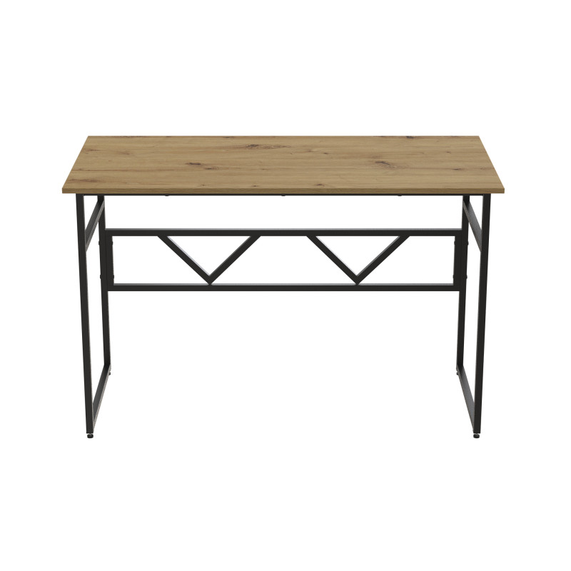 Комп'ютерний стіл Ferrum-decor Раян 76x140x60 чорний ДСП Дуб Артизан 32 мм (FRD-107096)