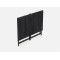Стіл-трансформер розкладний Слай Ferrum-decor 75x90x50 Чорний метал ДСП Каштан Арвадонна 16 мм (FRD-107826)