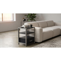 Тумба универсальная Ferrum-decor Вивьен 1/1 50x41x40 серый ДСП Каштан Арвадонна 16мм (FRD-107816)