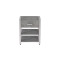 Тумба універсальна Ferrum-decor Вів'єн 1/2 50x41x40 білий ДСП Бетон 16 мм (FRD-106926)