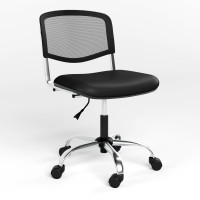Крісло офісне поворотне Новий Стиль ISO NET GTS CHROME OH-5 V-14 (Чорний) (NWS-124088)
