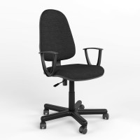 Крісло офісне поворотне Новий Стиль PRESTIGE II GTP (FREESTYLE) PM60 C-11 (Чорний) (NWS-124470)
