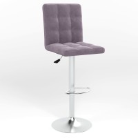 Барный стул поворотный Новый Стиль RALPH HOKER CHROME (BOX) SORO-65 (Фиолетовый) (NWS-124670)