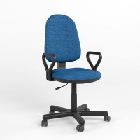Крісло офісне поворотне Новий Стиль STANDART GTP PM60 C-81 (Блакитний) (NWS-124820)