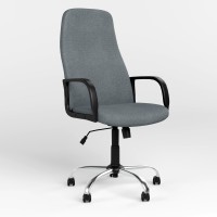 Кресло руководителя поворотное Новый Стиль DIPLOMAT KD HR TILT CHR68 P ZT-13 (Серый) (NWS-125682)