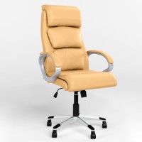 Кресло руководителя поворотное Новый Стиль DELTA TILT PL35 ECO-01 (Бежевый) (NWS-125823)