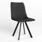Обідній стілець Новий Стиль VERONIKA 4L BLACK (BOX-1) LN ECO-30 (Чорний) (NWS-122404)