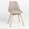 Стілець обідній Новий Стиль ASTI ALU SOFT WOOD (BOX-1) PL-02 (Бежевий) (NWS-127235)