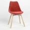 Стілець обідній Новий Стиль ASTI ALU SOFT WOOD (BOX-1) SORO-51 (Помаранчевий) (NWS-127255)