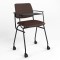 Стул на раме ISIT ARM BLACK T RMH (BOX-2) V-3 (Коричневый) (NWS-128115)