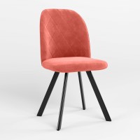 Стул обеденный Новый Стиль MILANA 4L BLACK (BOX-1) LN SORO-51 (Оранжевый) (NWS-128795)