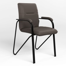 Стілець для відвідувачів Новий Стиль SAMBA BLACK (S) ECO-70 (Сірий) (NWS-129195)
