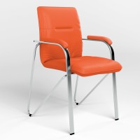 Стул для посетителей Новый Стиль SAMBA(S) (BOX-1) ECO-72 (Оранжевый) (NWS-129215)