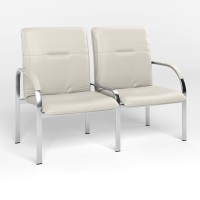Модуль двухместный для посетителей Новый Стиль STAFF-2(S) ECO-50 (Белый) (NWS-129375)