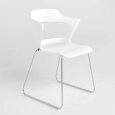Стілець для відвідувачів Новий Стиль ZENITH PLAST WHITE CFS (BOX) K-01 (Білий) (NWS-129955)