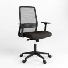 Крысло офісне поворотне Новий Стиль FRAME R BLACK ST PL70 OP-24 CSE-14 (Чорний) (NWS-125996)