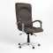 Крісло офісне поворотне Новий Стиль GERMES STEEL CHROME (ANYFIX) ECO-70 (Сірий) (NWS-126068)