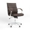 Крісло офісне поворотне Новий Стиль IRIS STEEL LB TILT AL70 ECO-31 (Темно-коричневий) (NWS-126309)