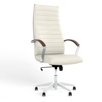 Крісло офісне поворотне Новий Стиль IRIS STEEL TILT AL70 ECO-50 (Білий) (NWS-126279)