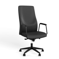 Крісло офісне поворотне Новий СтильSOLO BLACK ST PL70 ECO-30 (Чорний) (NWS-126963)