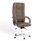 Крісло офісне поворотне Новий Стиль STAR STEEL CHROME ANYFIX AL68 Micro-B (Коричневий) (NWS-126823)