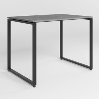 Обідній стіл Новий Стиль BRAVOS BLACK (18) 1000х680 Бетонний Камінь (NWS-130682)