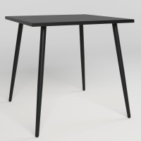 Обідній стіл Новий Стиль MODERN LITE BLACK (18) 800х800х750 Чорний (NWS-131212)