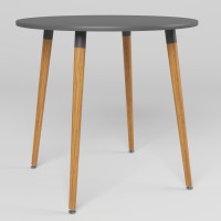 Обеденный стол Новый Стиль MODERN WOOD ANTR(19) D800 4L ANTR/Бук ЛАК 1.007 (NWS-131412)