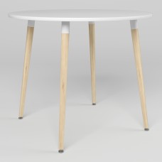 Обідній стіл Новий Стиль MODERN WOOD WHITE (19) D900 4L WHITE/Бук ЛАК 1.018 (NWS-131432)