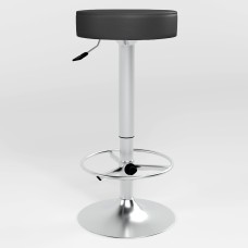Стілець барний Новий Стиль TACO HOKER CHROME (BOX-1) ECO-30 (Чорний) (NWS-122264)