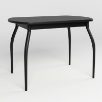 Обеденный стол Новый Стиль TALIO BLACK (25) 1100х700 Черный (NWS-131852)