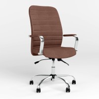 Кресло руководителя Новый Стиль BRUNO (COMFORT+ANYFIX) ZT-18 (коричневый) (NWS-125385)