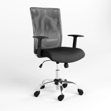 Крісло офісне поворотне Новий Стиль EVOLUTION R SL CHR68 OH-5 ECO-30 (Чорний) (NWS-125935)
