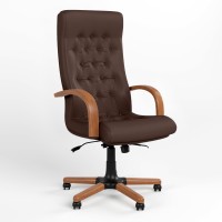 Крісло офісне поворотне Новий Стиль FIDEL LUX EXTRA ANYFIX LE-K (Каштан) (NWS-125995)