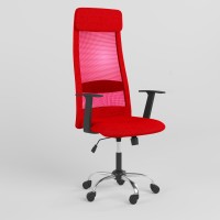 Кресло офисное поворотное Новый Стиль FRANK GTR TILT (WS-122) CHR68 P OH-4 C-2 (Красный) (NWS-123745)