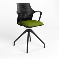 Кресло офисное поворотное Новый Стиль GEMINA BLACK SWG PL68-4S CSE-16 (Зеленый) (NWS-132514)