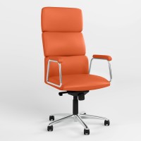Крісло офісне поворотне Новий Стиль CALIFORNIA STEEL ST AL70 ECO-72 (Помаранчевий) (NWS-126397)