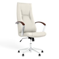 Крісло офісне поворотне Новий Стиль KING STEEL TILT AL70 ECO-50 (Білий) (NWS-126417)