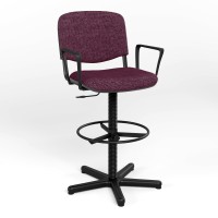 Кресло офисное поворотное ISO GTP RING BASE STOPKI PM64 C-29 (Вишневый) (NWS-132045)