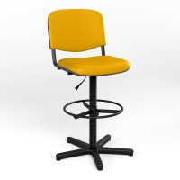 Кресло офисное поворотное Новый Стиль ISO GTS RING BASE STOPKI PM64 V-26 (Желтый) (NWS-132085)